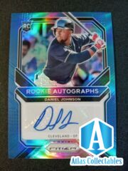 2021 Panini Prizm Blue Auto Daniel Johnson RC SP /149 RC Prizm # RA-DJ